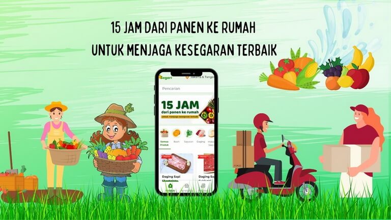 15 Jam dari panen ke rumah