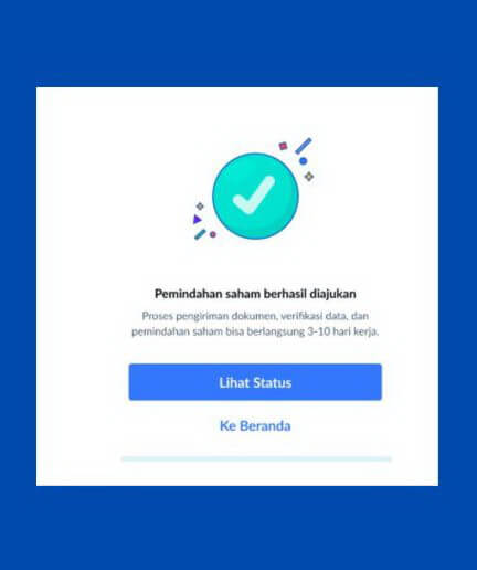 Saham berpindah